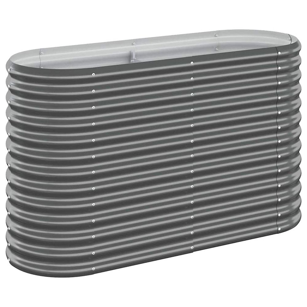 Lit surélevé de jardin acier galvanisé anthracite