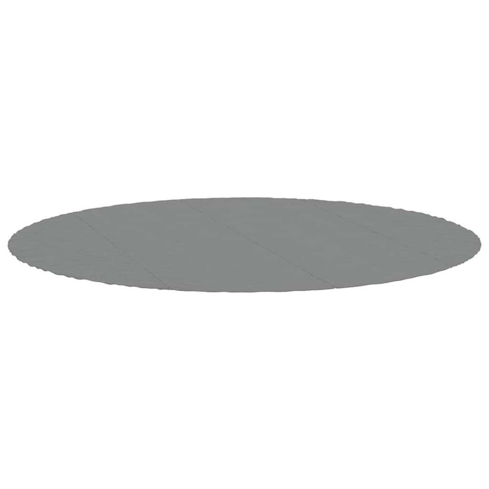 Bâche de piscine gris clair ø458 cm géotextile polyester