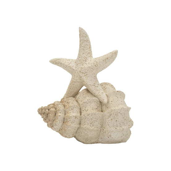 Étoile de mer sur coquillage en résine