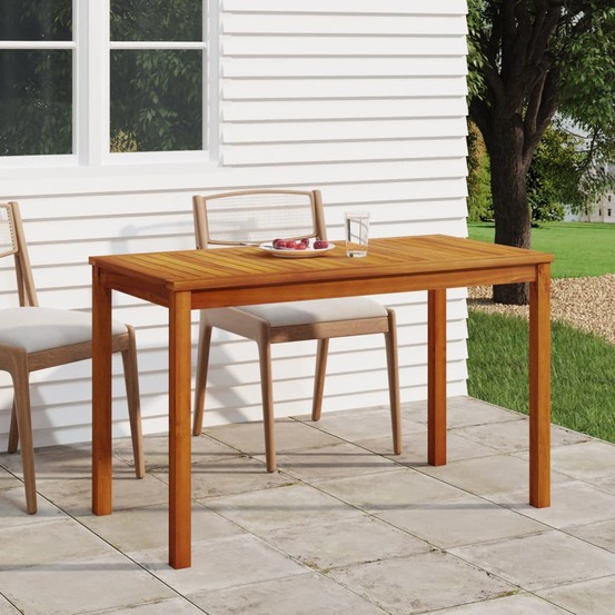Table de jardin 110x55x67 cm bois d'acacia solide