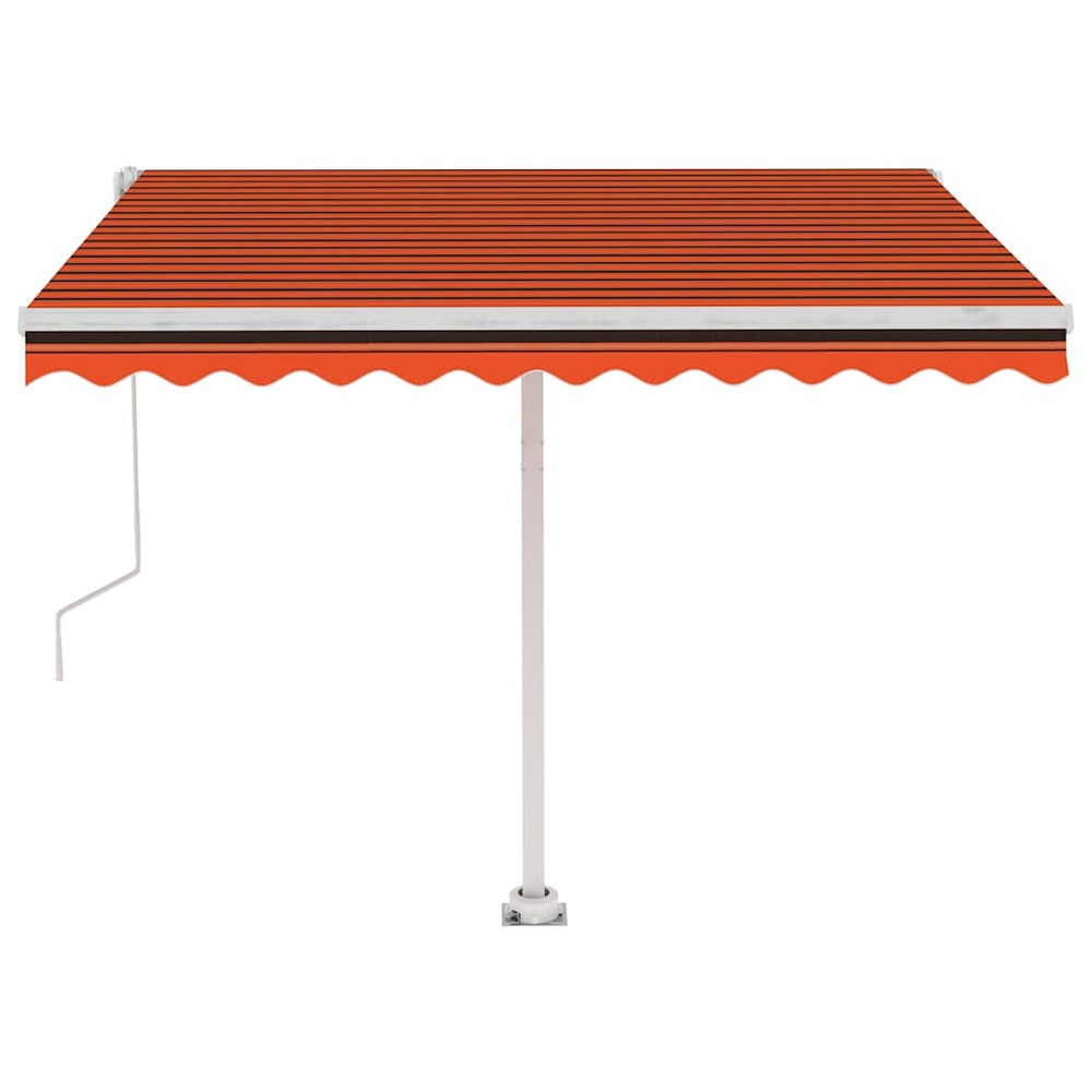 Auvent automatique sur pied 300x250 cm orange/marron