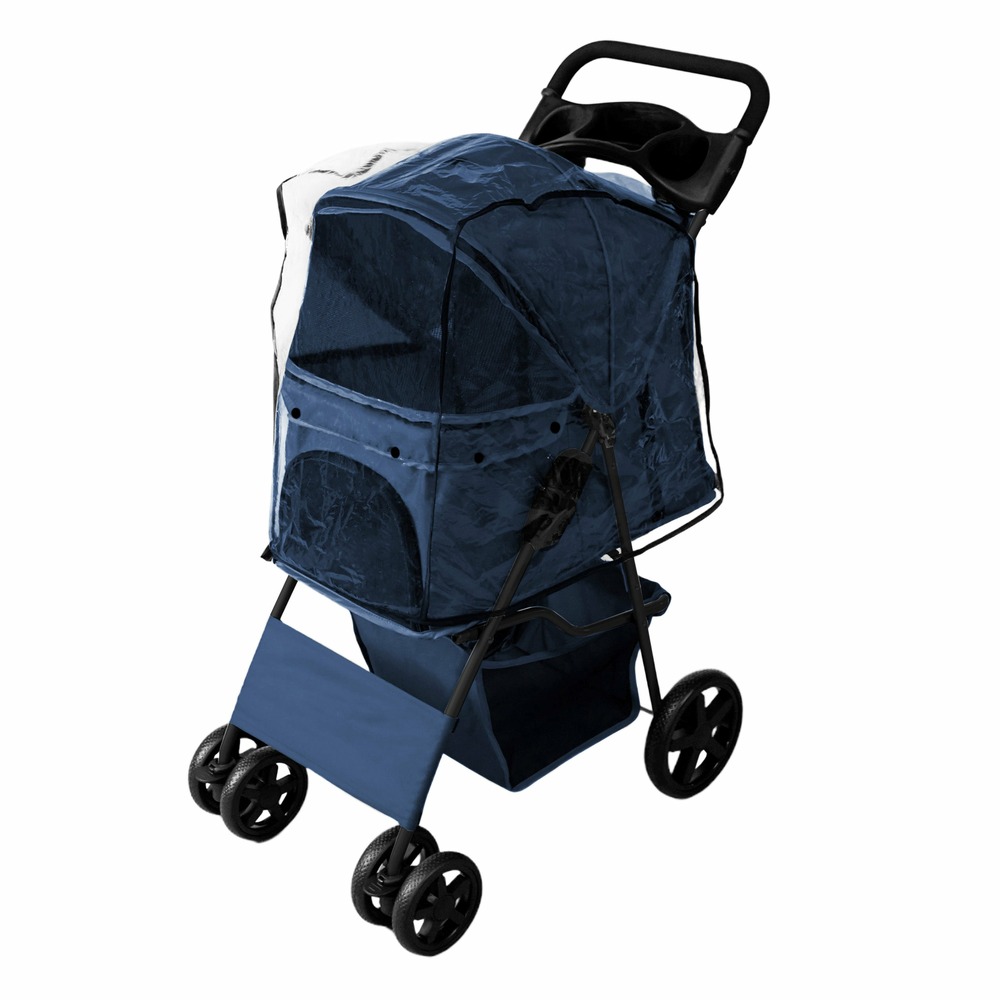Poussette pour animal de compagnie – bleu