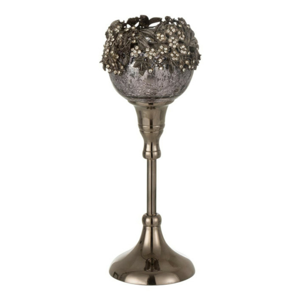 Photophore sur pied avec bijoux 