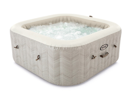 Spa gonflable purespa chevron carré bulles 4 places