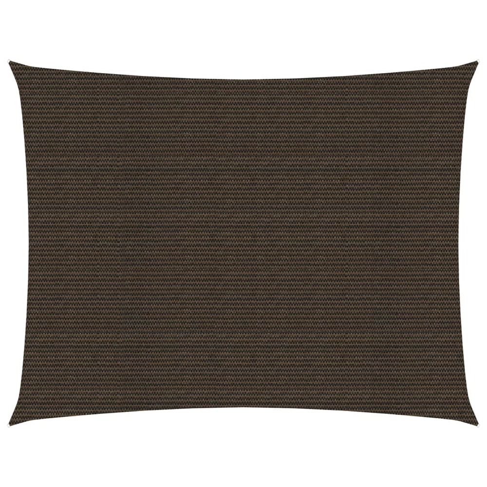 Voile d'ombrage 160 g/m² marron 4 x 5 m pehd