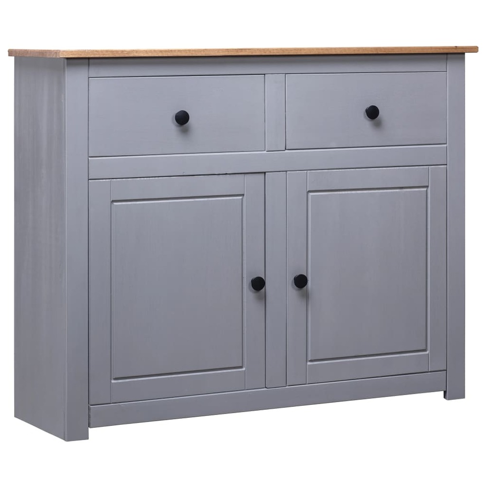 Buffet bahut commode armoire meuble de rangement organisateur cuisine salle de séjour salon 93 x 40 x 80 cm pin solide assort