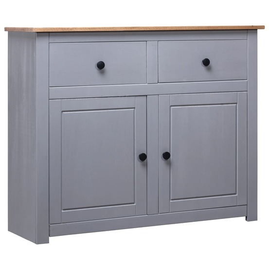 Buffet bahut commode armoire meuble de rangement organisateur cuisine salle de séjour salon 93 x 40 x 80 cm pin solide assort