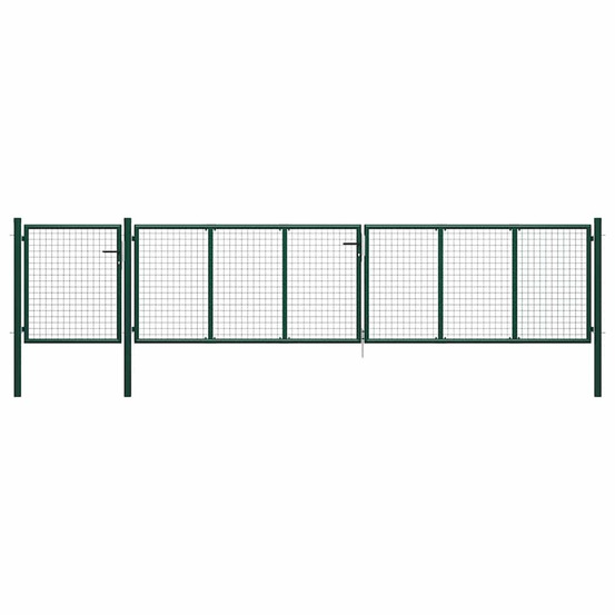 PORTAIL DE JARDIN ACIER 500 3-(864137)