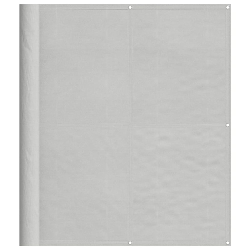 Écran de balcon gris clair 120x300 cm 100% polyester oxford