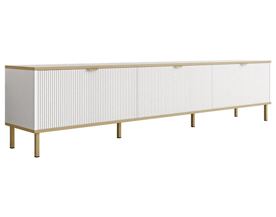 Hope - meuble tv 202 cm - 3 portes