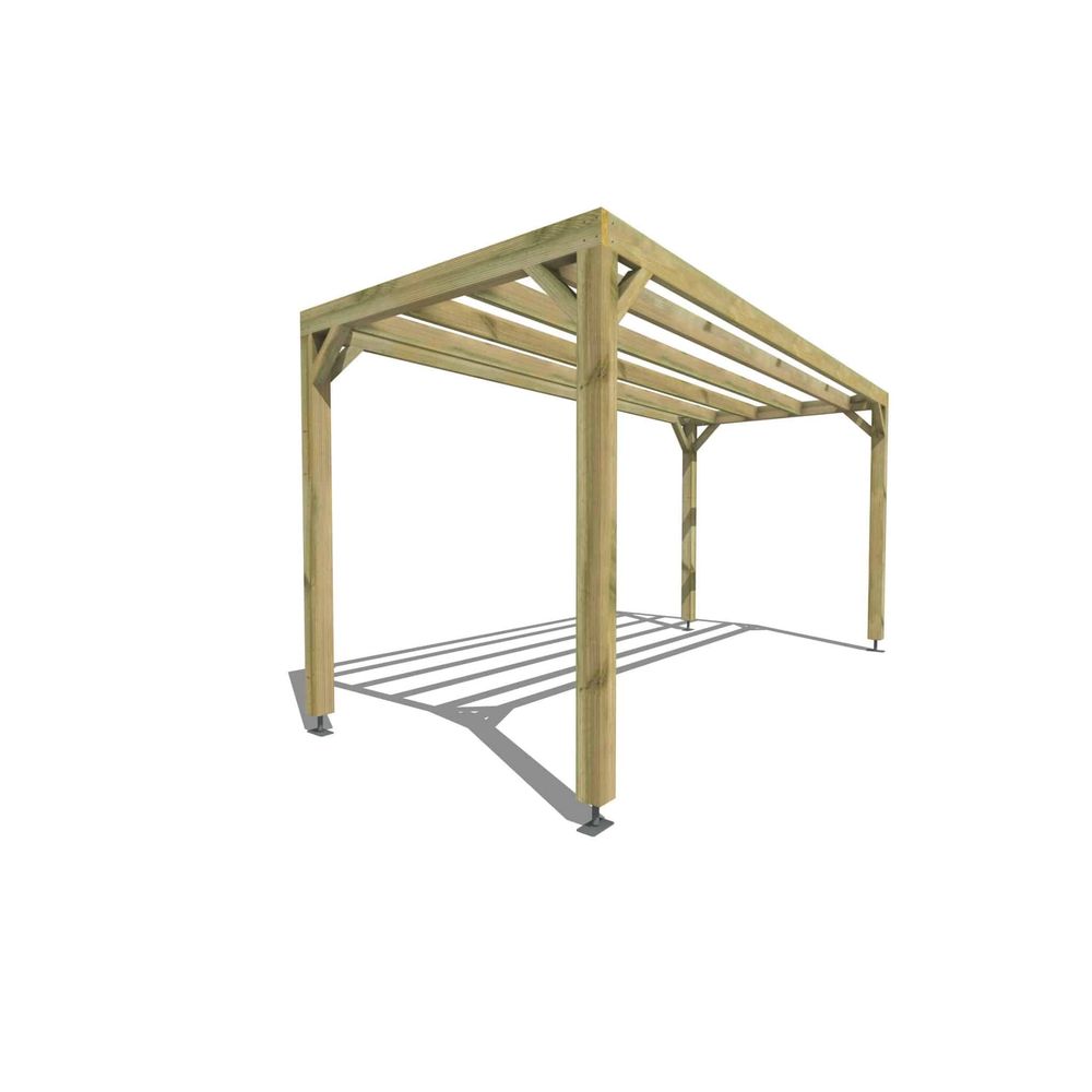 Pergola bois • 5m x 2m • indépendante • sens largeur • livraison comprise