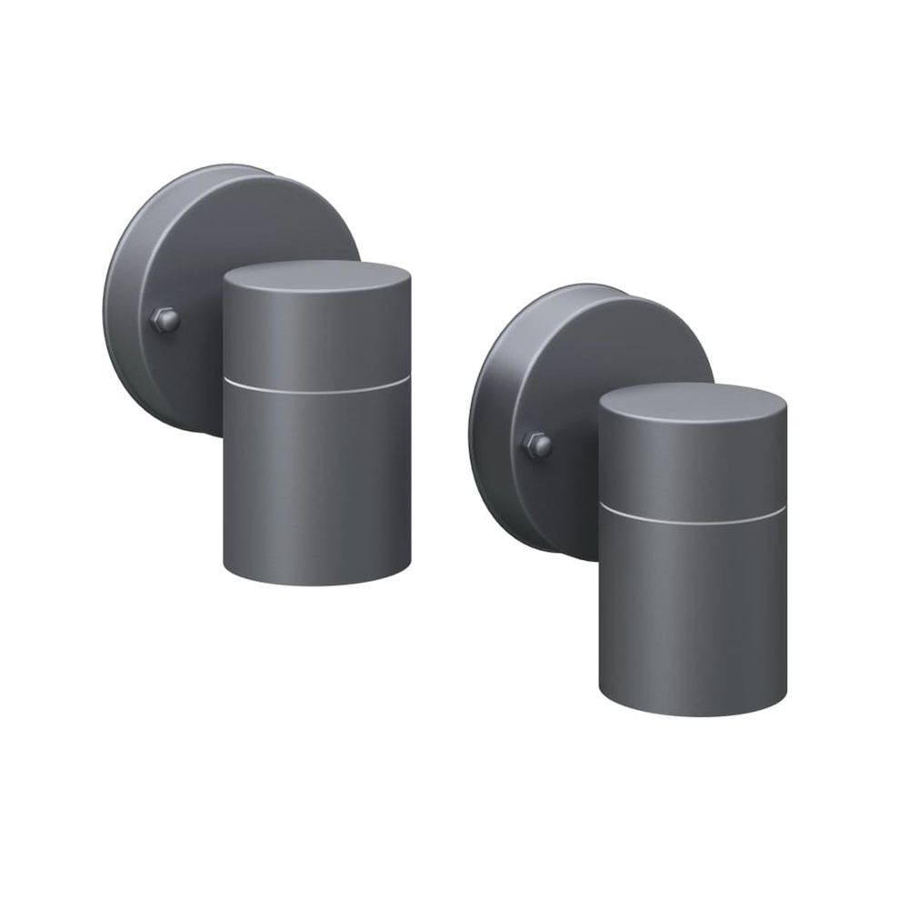 Applique murale d'extérieur 2 pcs acier