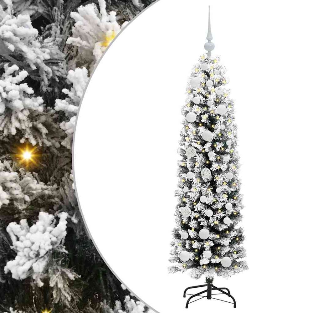 Sapin de noël artificiel vert 150 cm pvc et acier et plastique