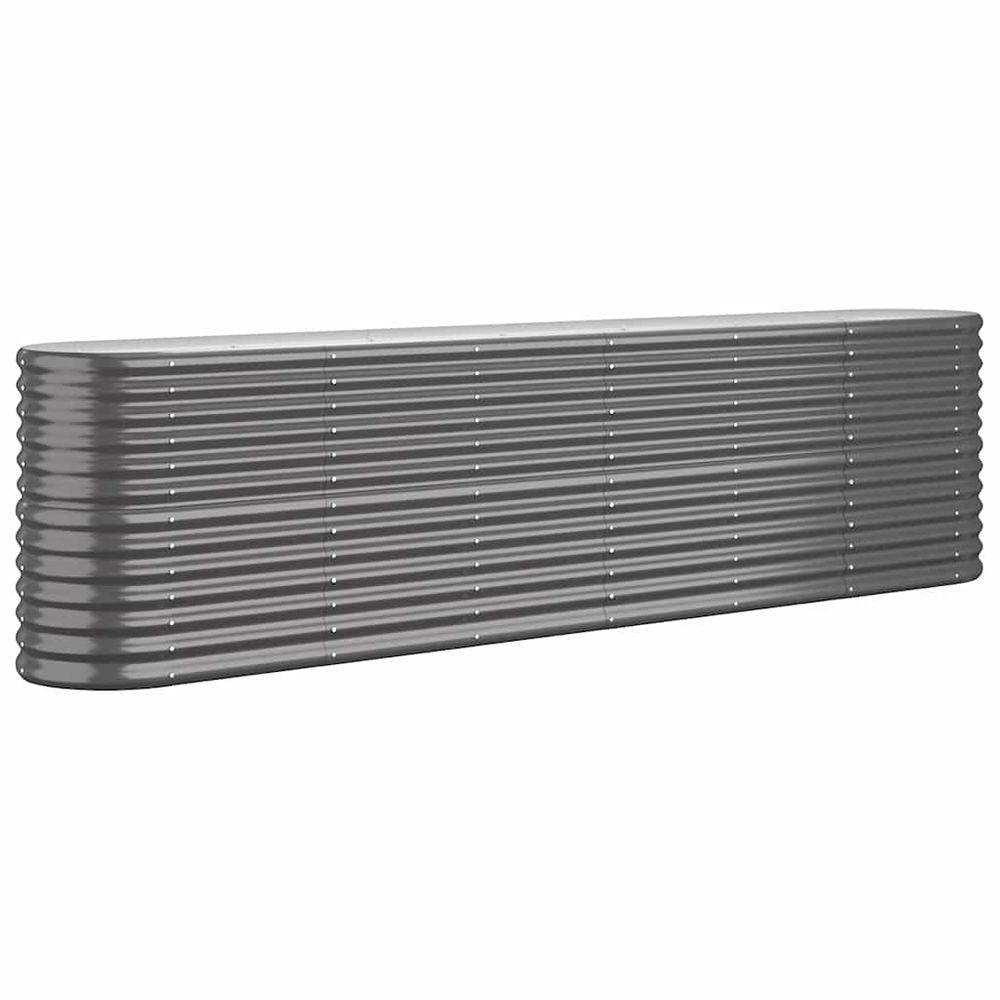 Lit surélevé de jardin acier galvanisé anthracite