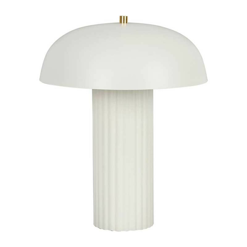 Lampe arty fer blanc 30x11x36cm
