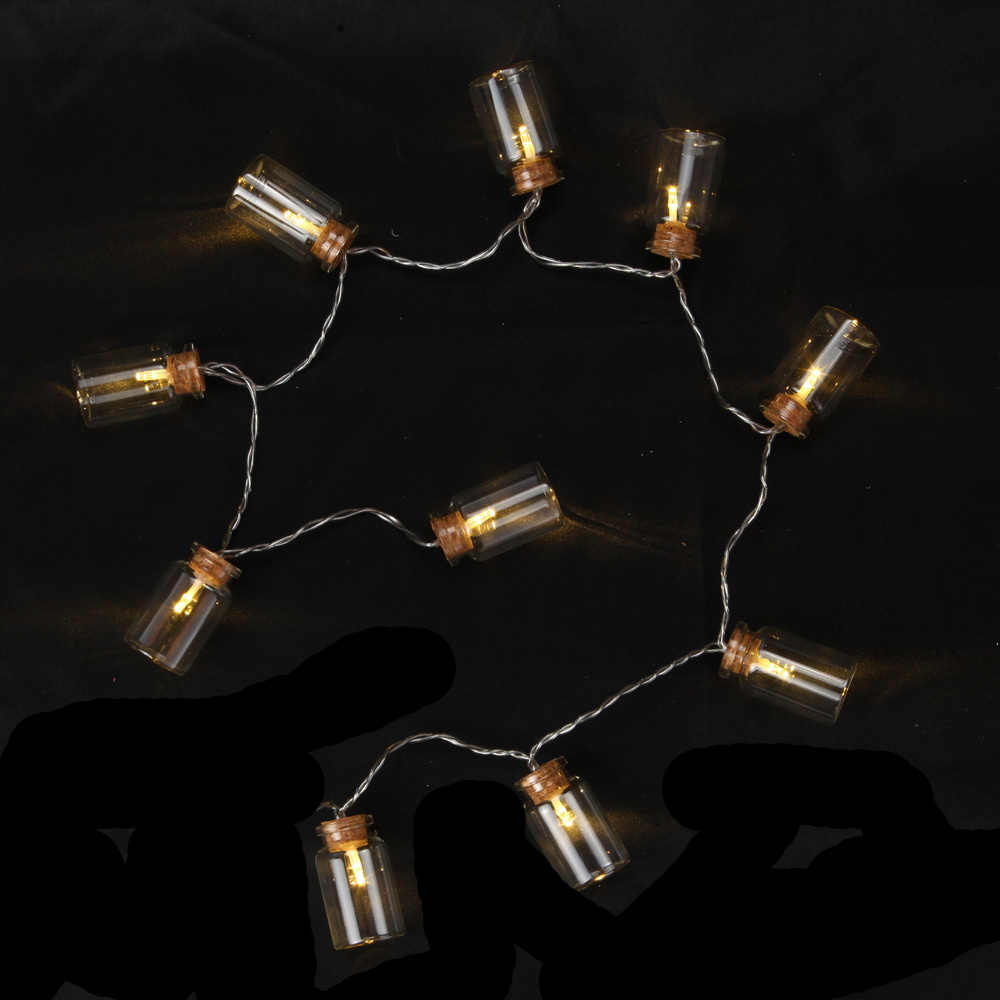 Guirlande lumineuse interieure 10 fioles