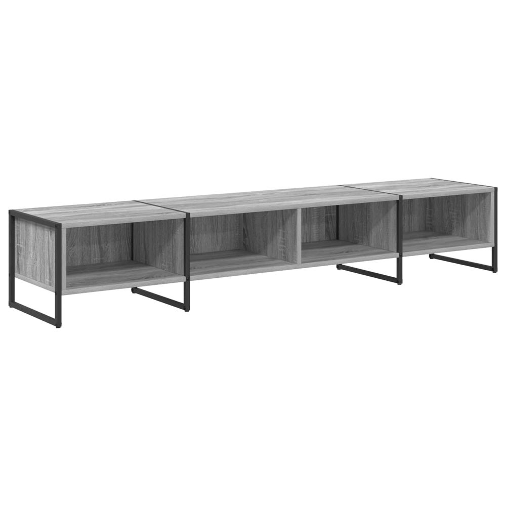 Meuble tv 170,5 x 36 x 30,5 cm gris sonoma bois d'ingénierie