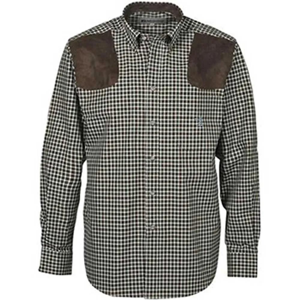 Chemise percussion® sologne vert marron