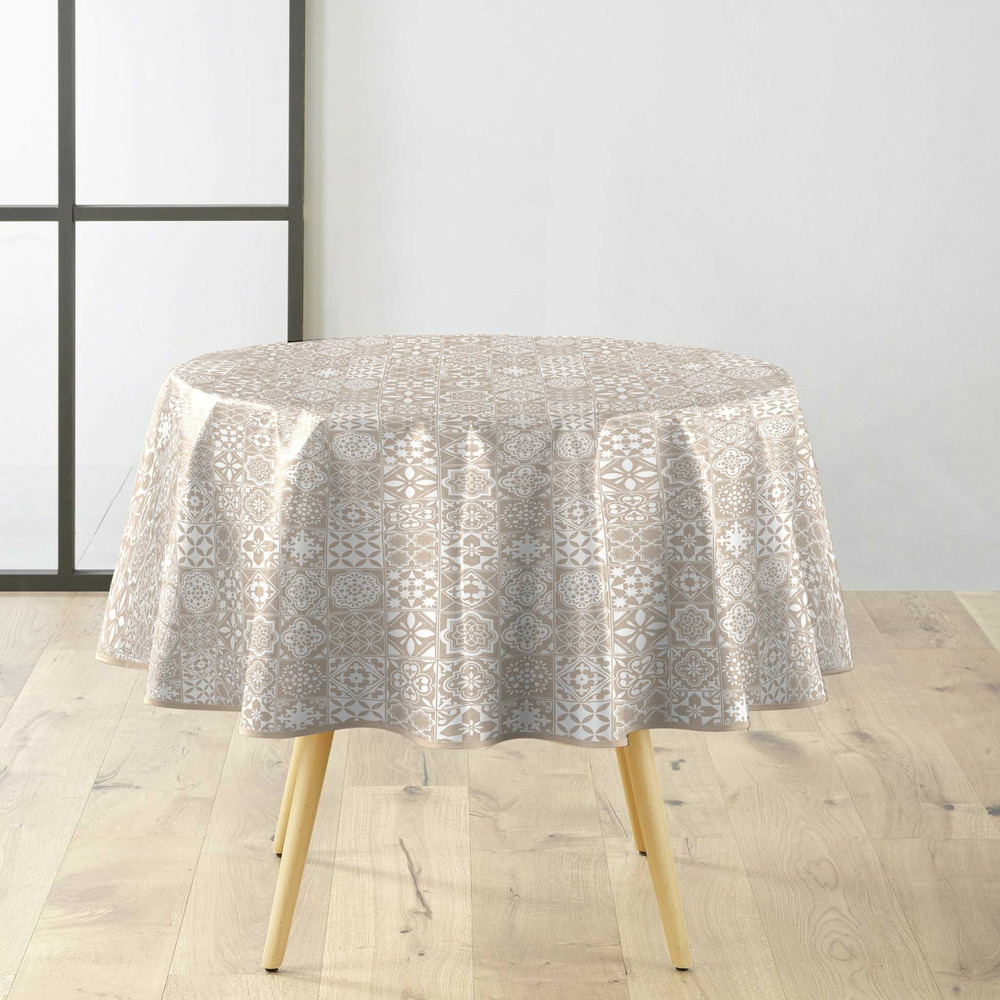 Nappe toile cirée ronde 