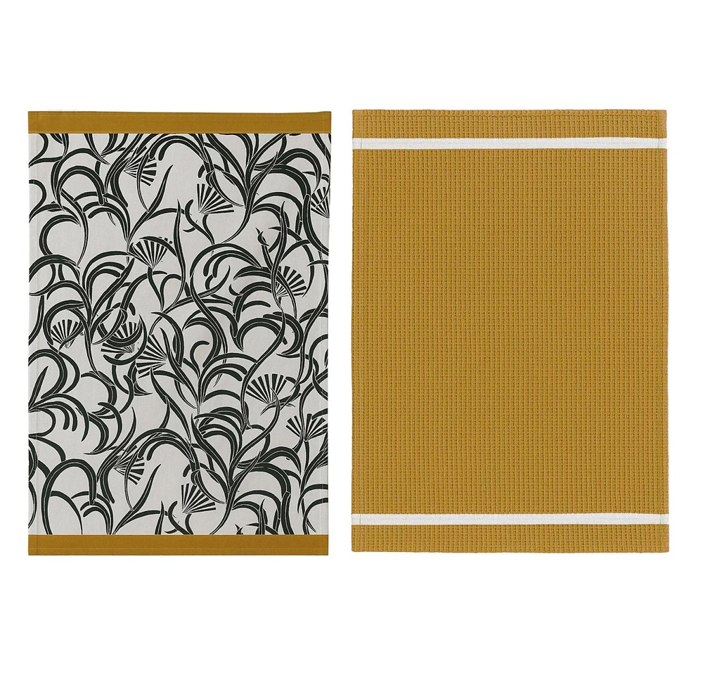 Lot de 2 torchons cuisine chic