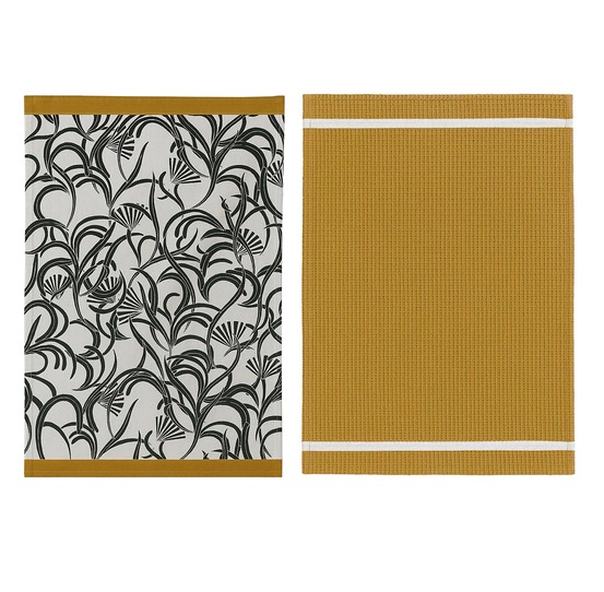 Lot de 2 torchons cuisine chic