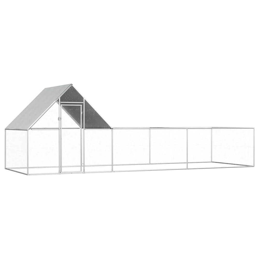 POULAILLER 6 X 2 X 2 M ACIER 2-(868575)