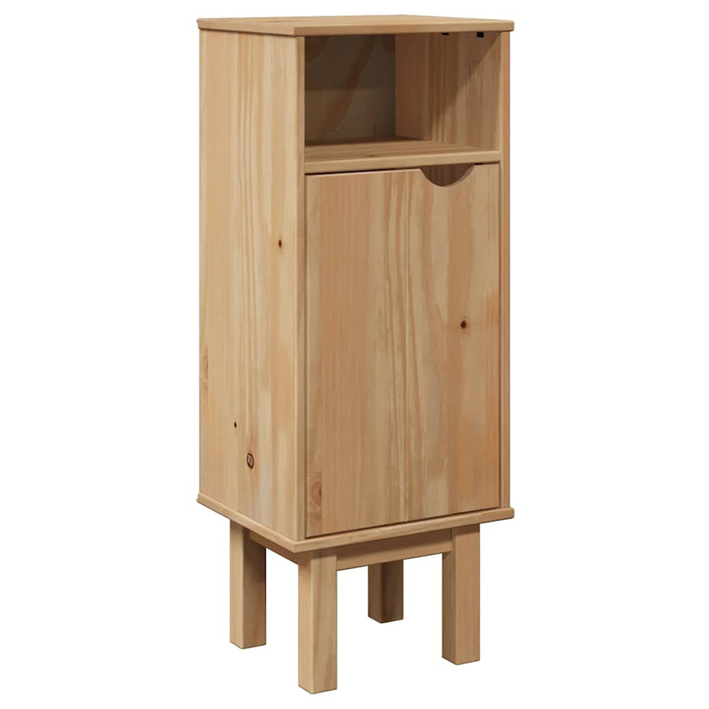 Armoire murale de salle de bain otta 35x30x55 cm bois massif