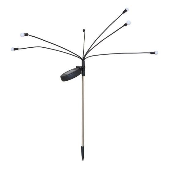 Balise d'extérieur solaire tea h70cm noir et blanc