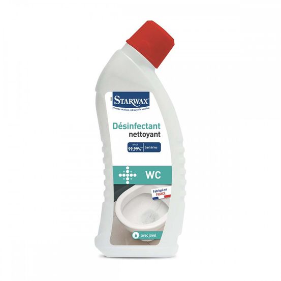 Nettoyant pour wc avec javel starwax 0,750 l
