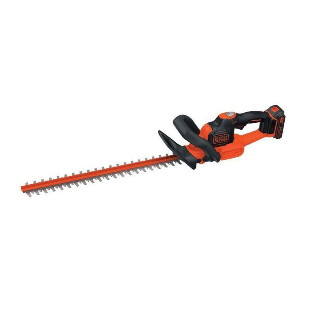 Black + decker taille-haies sans fil anti-blocage gtc18452pc 18 v