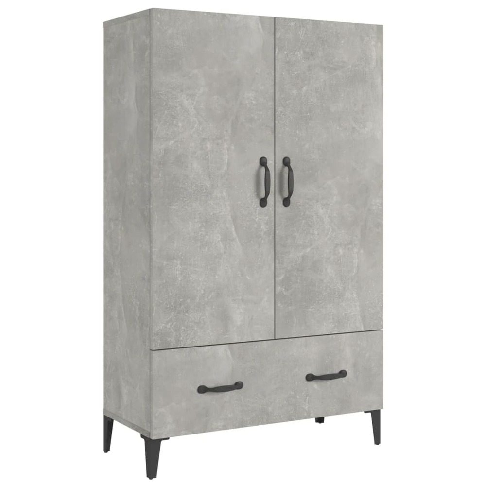 Buffet bahut commode armoire meuble de rangement organisateur cuisine salle de séjour salon haut 70 x 31 x 115 cm bois d'ingé