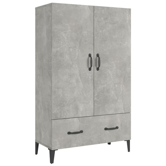 Buffet bahut commode armoire meuble de rangement organisateur cuisine salle de séjour salon haut 70 x 31 x 115 cm bois d'ingé