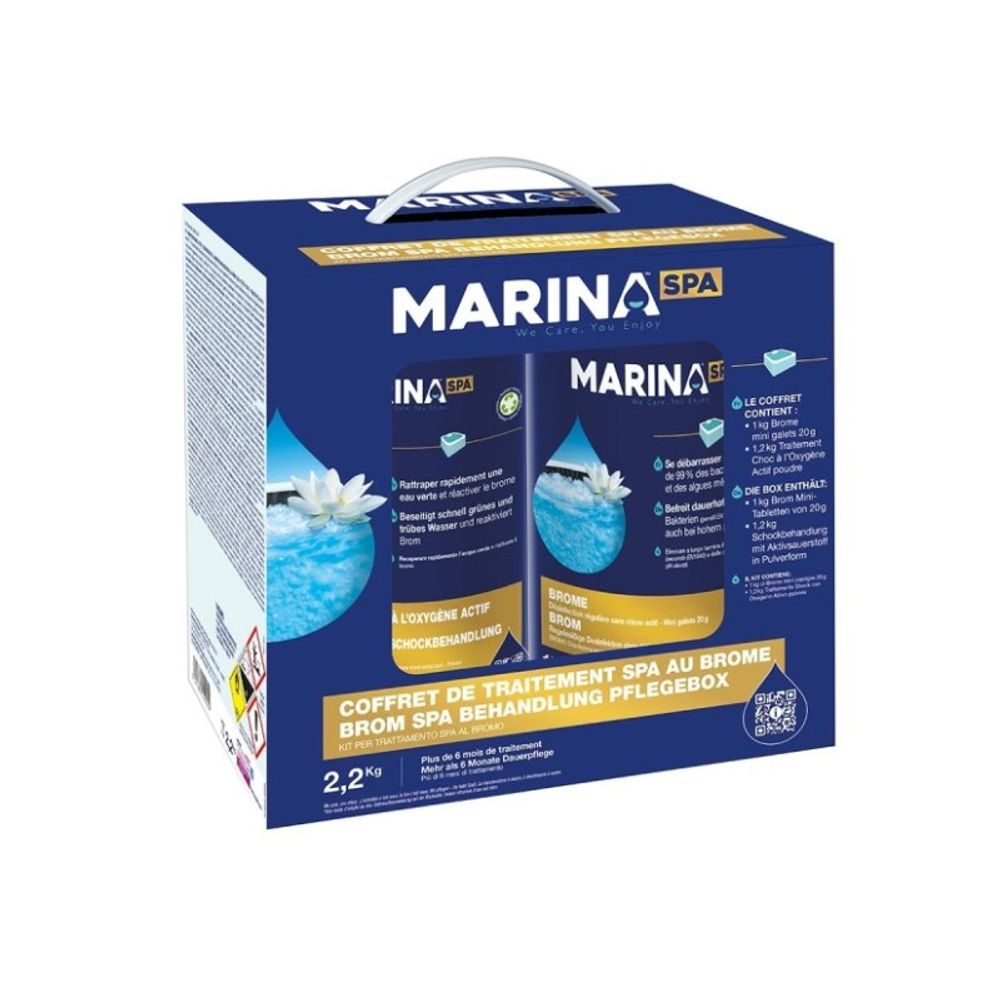 Coffret de traitement brome pour spa spa