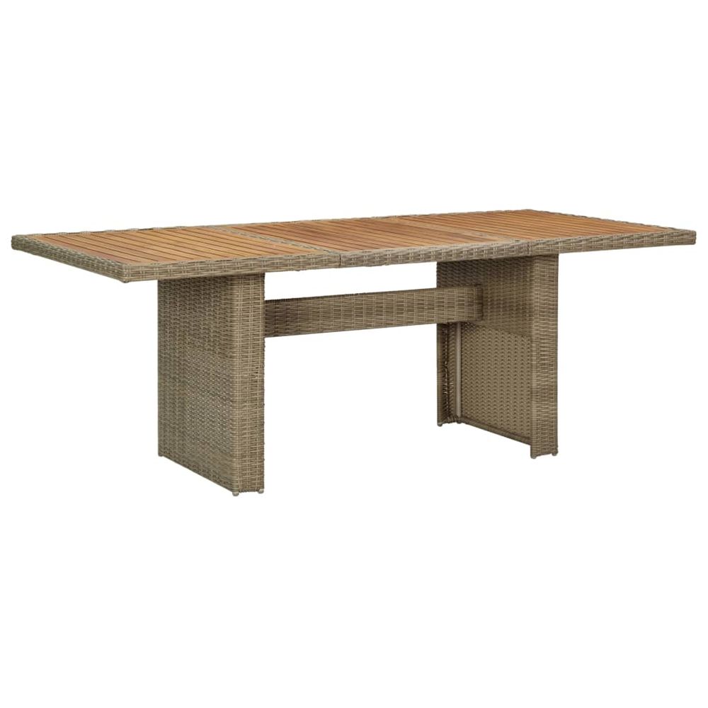 Table Ã  dÃ®ner de jardin Marron