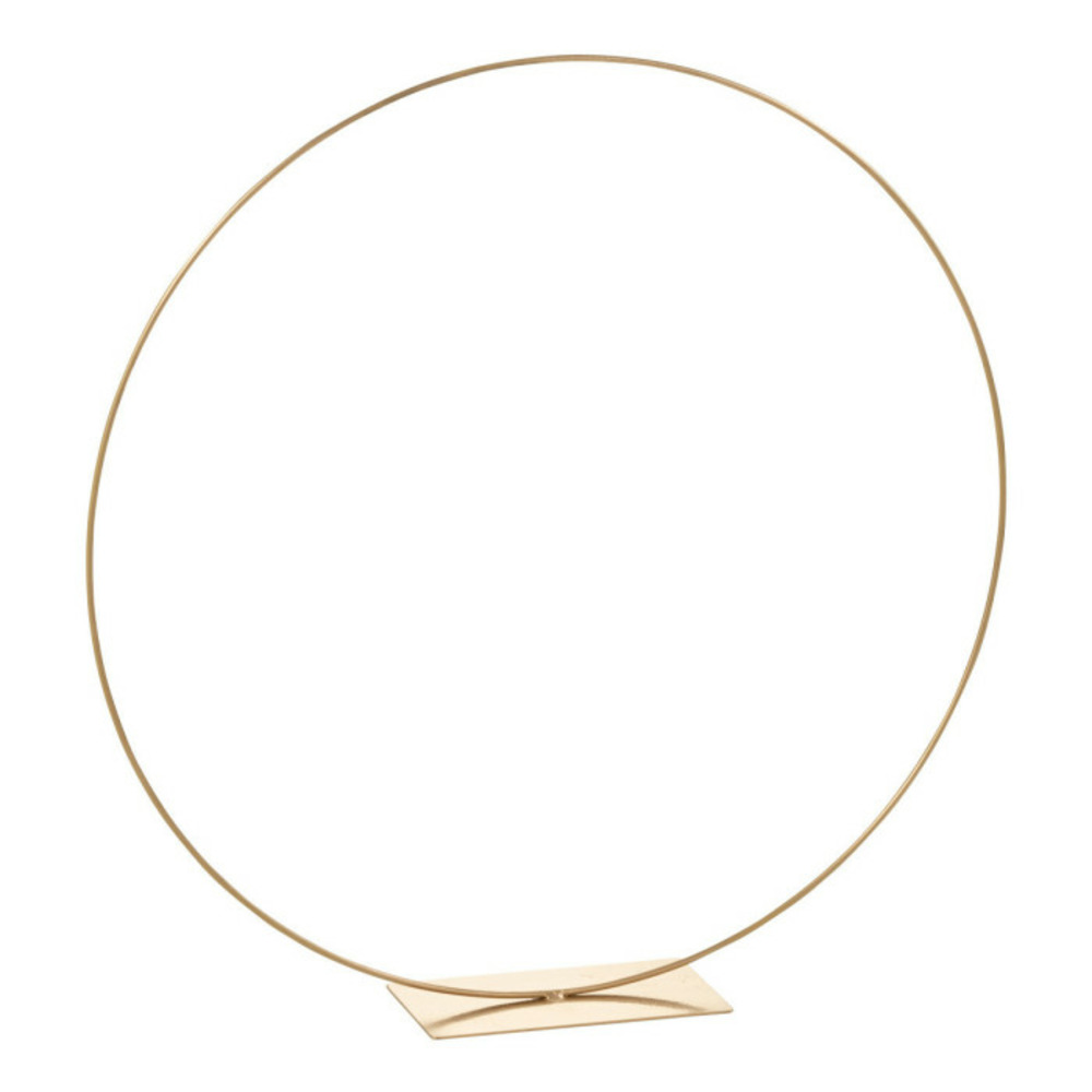 Anneau déco en métal gail 60cm or