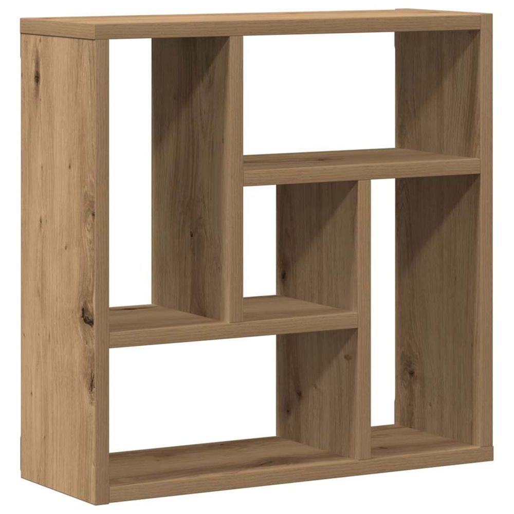 Étagère murale chêne artisanal 45x16x45 cm bois d'ingénierie