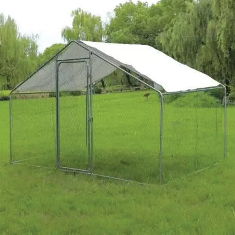 Enclos à volailles 6 m² avec toit étanche et cadre renforcé