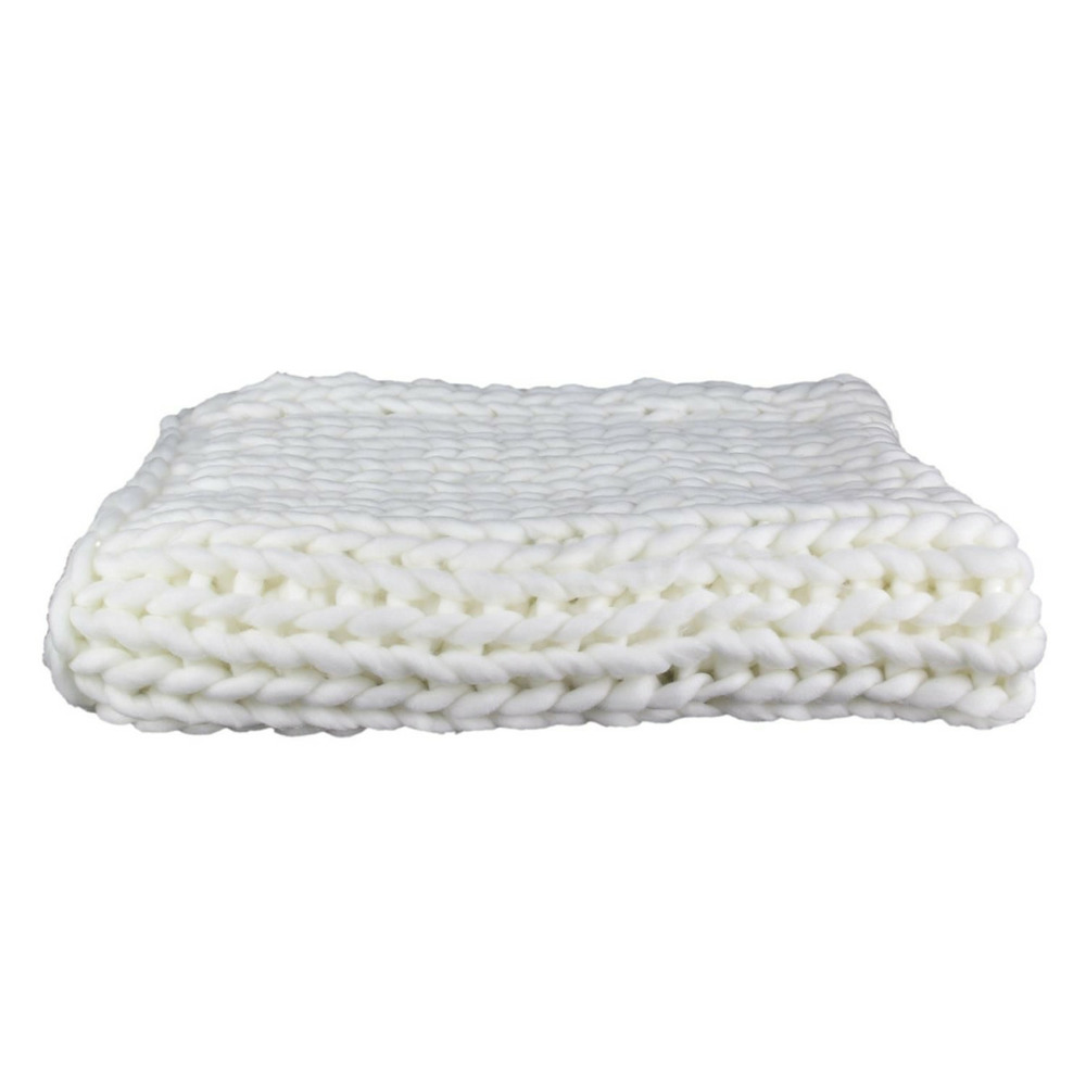 Plaid déco maille 