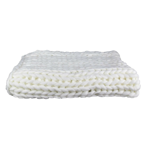 Plaid déco maille