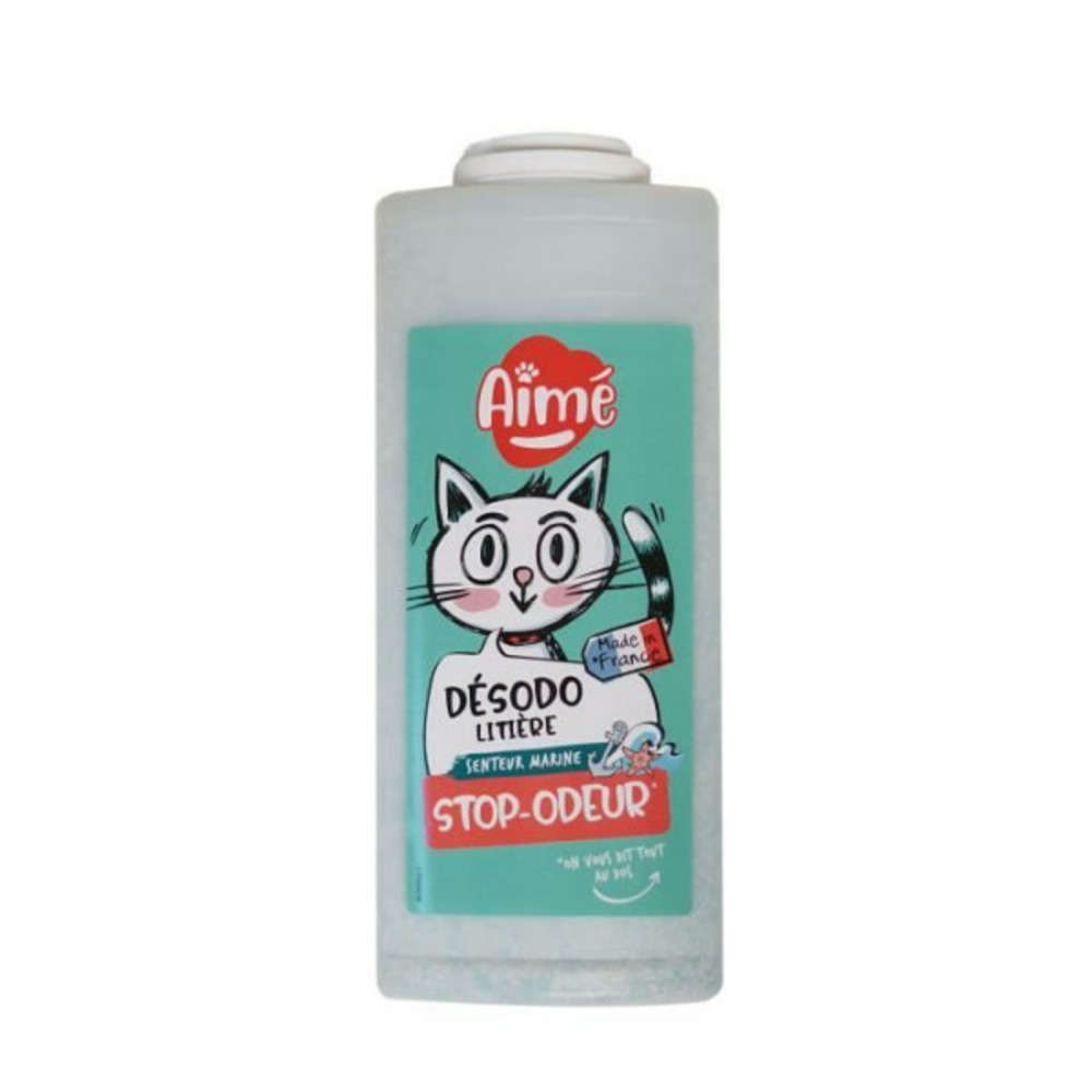 Aime désodorisant pour litiere marine 700ml - pour chat