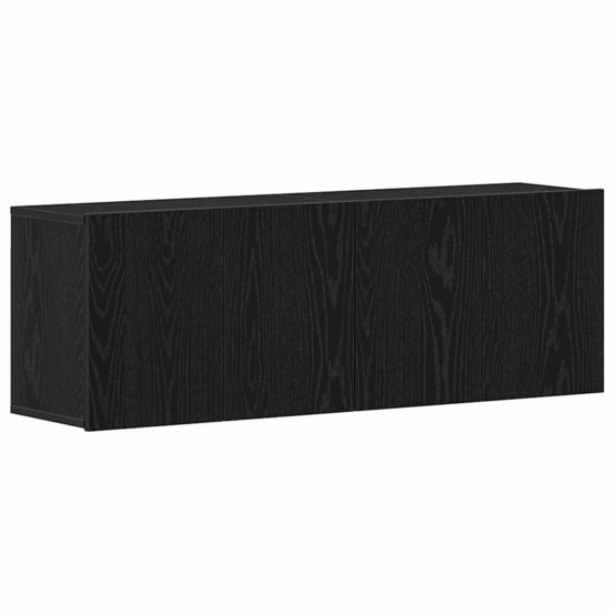 Meubles tv 2 pièces chêne noir 120 x 30 x 41 cm bois d'ingénierie