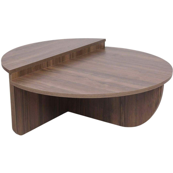 Table basse en aggloméré podium