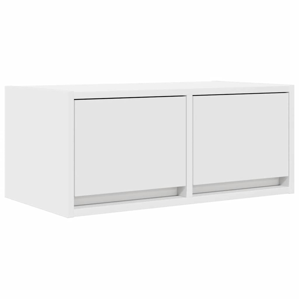 Meuble tv blanc 60x31x25,5 cm bois d'ingénierie