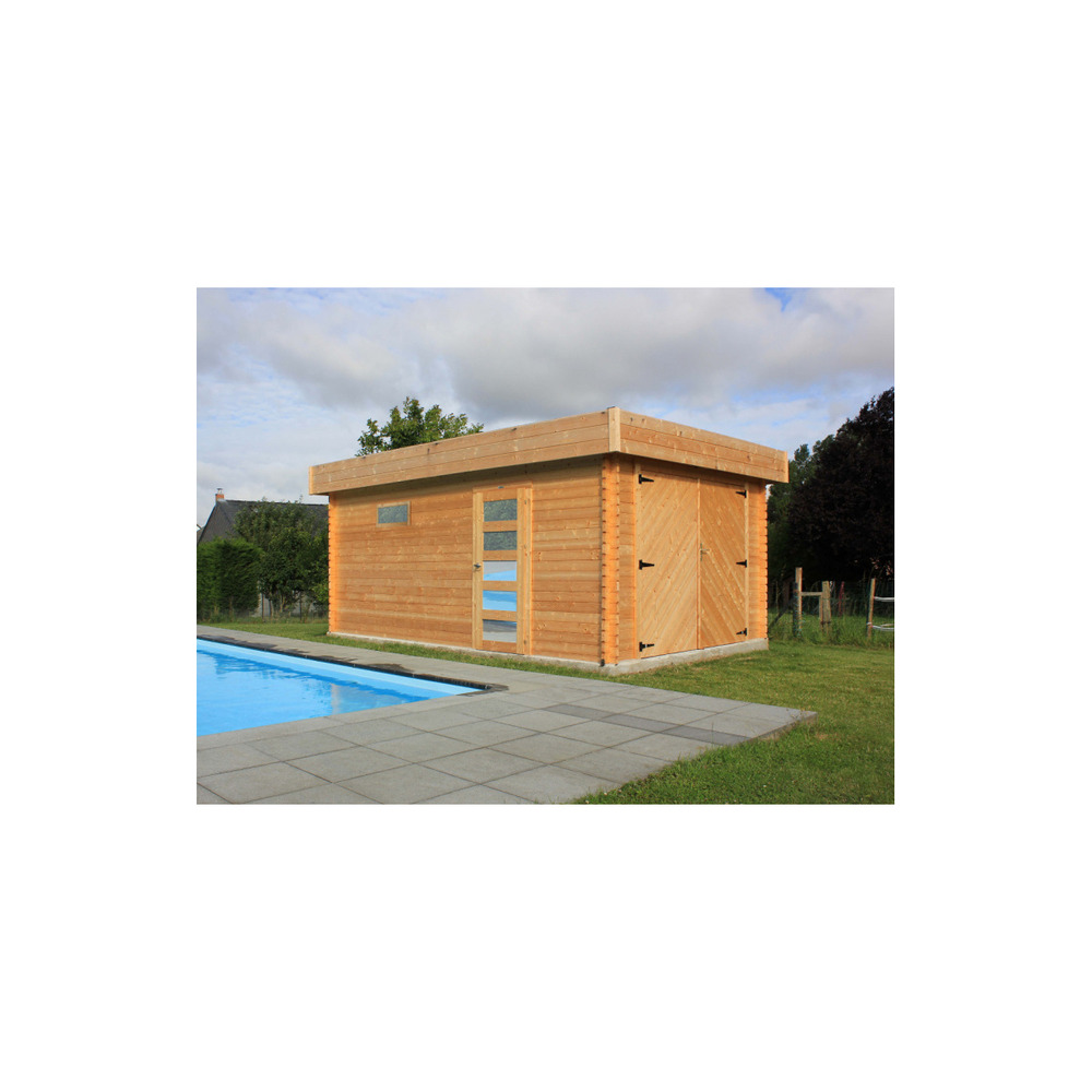 Garage modern 3580 x 5380 - 40 mm