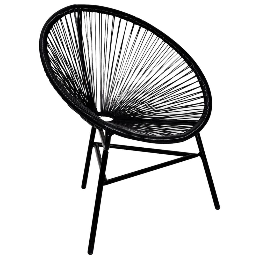 CHAISE DE JARDIN FORME DE LUNE-(868978)
