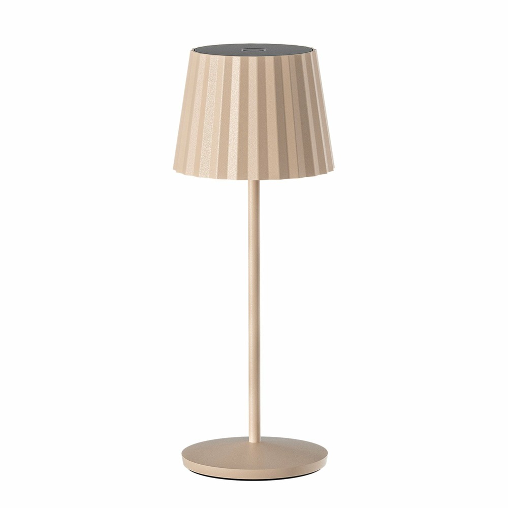 Lampe de table sans fil abby sable h30cm