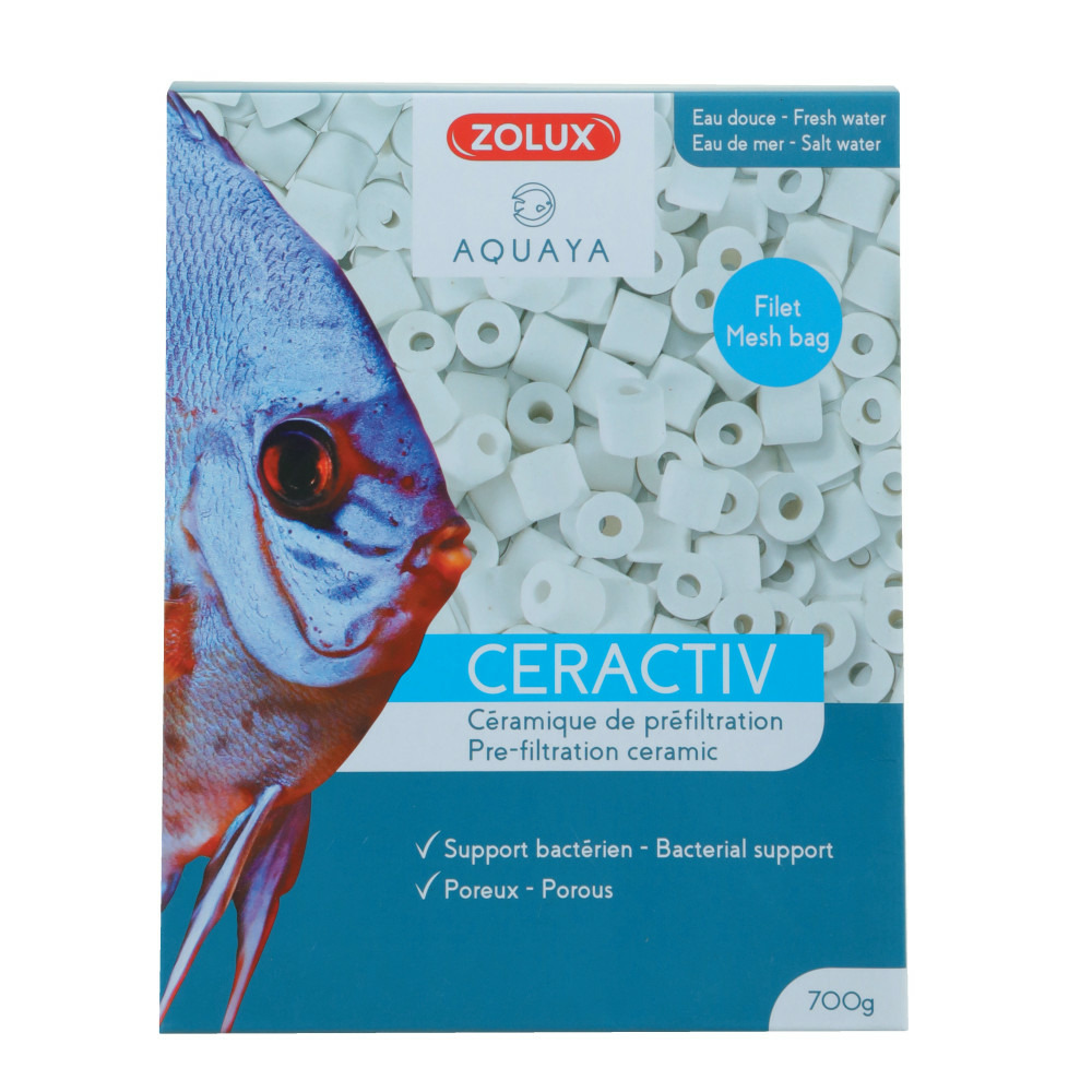 Ceractiv céramique de préfiltration 700 g pour aquarium