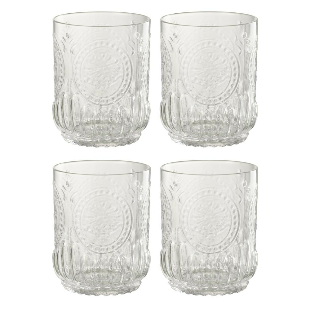 Lot de 4 verres design 