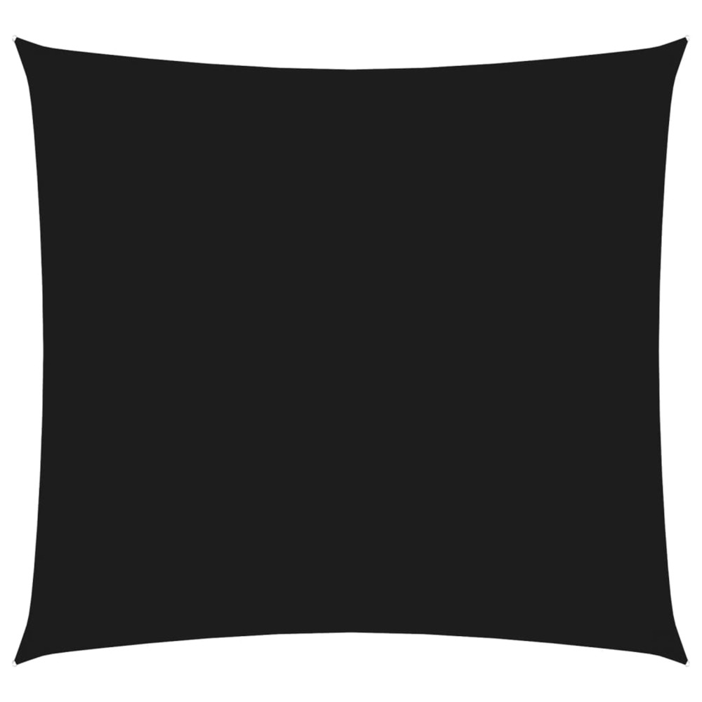 Voile de parasol tissu oxford carré 3x3 m noir