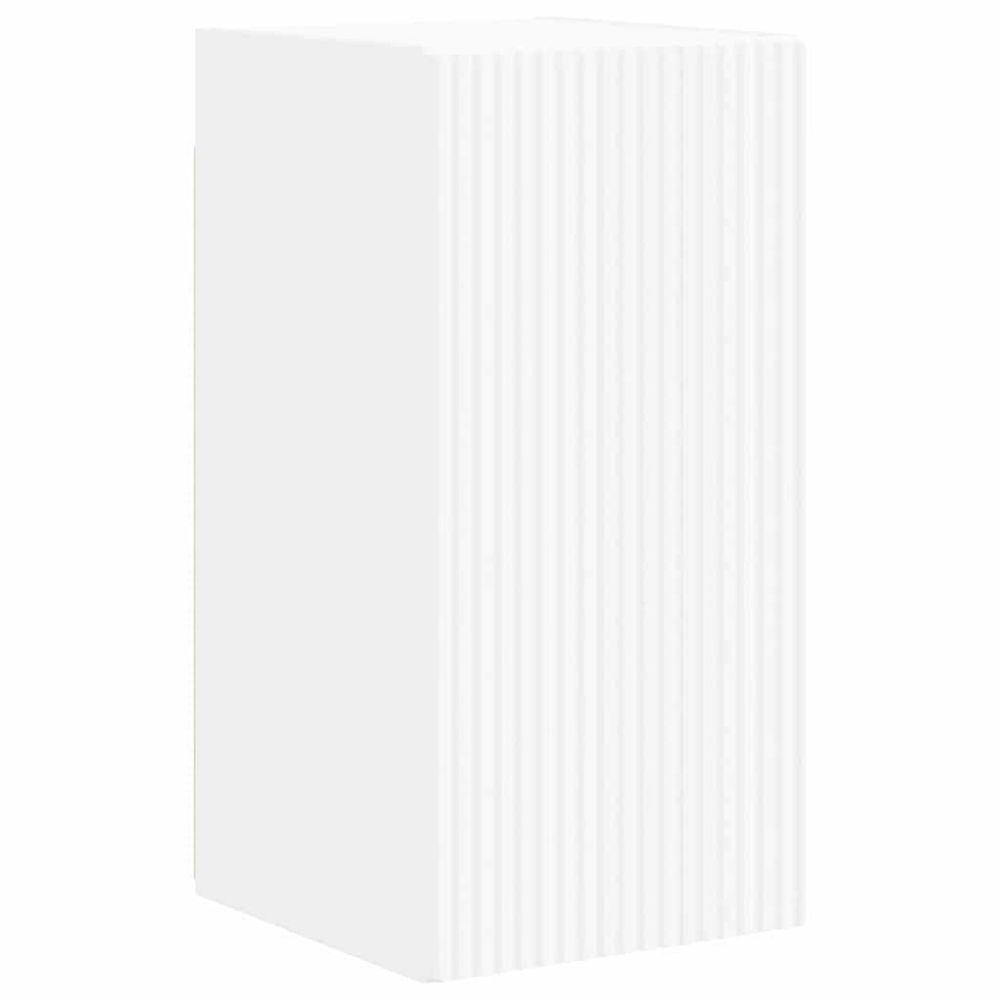 Meuble tv mural 30 x 31 x 60 cm blanc bois d'ingénierie
